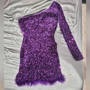Purple Shein dress